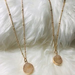 ❤️Geode stone necklace❤️